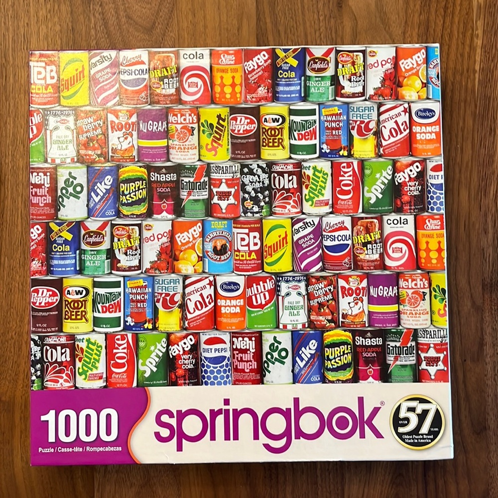 1000 piece Springbok puzzle.